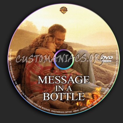 Message in a Bottle dvd label