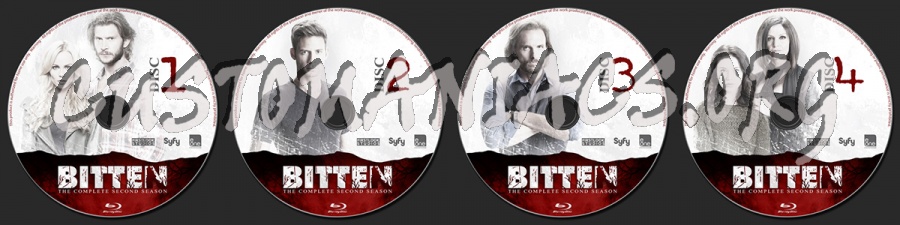 Bitten Season 2 blu-ray label