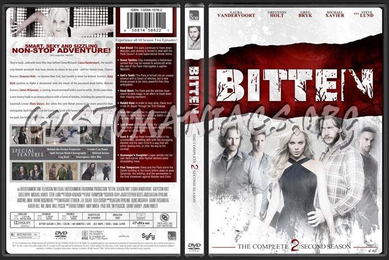 Bitten Season 2 dvd cover