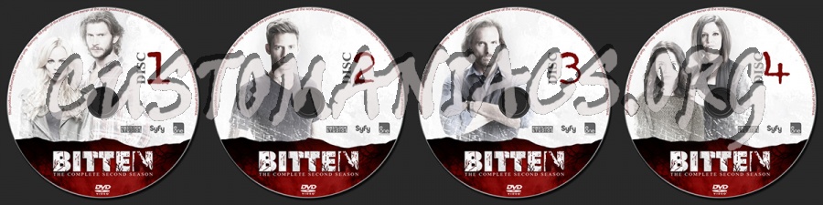 Bitten Season 2 dvd label