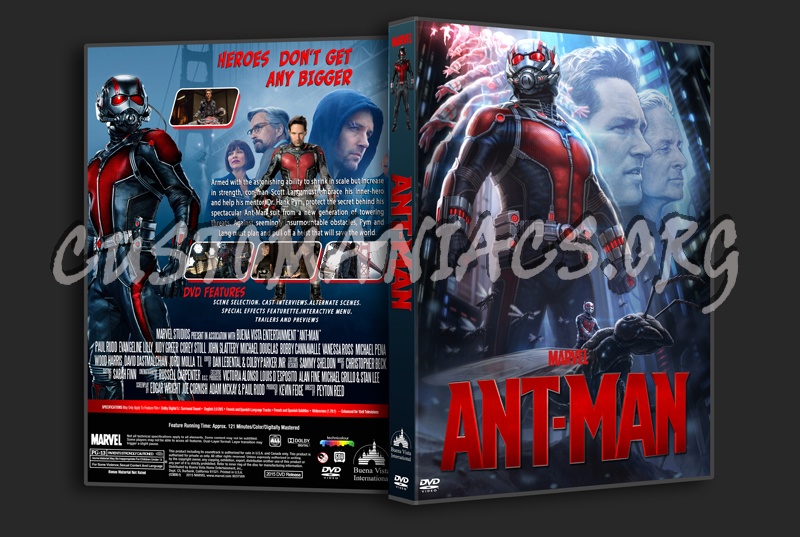 Ant-Man dvd cover