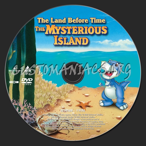 The Land Before Time 05 The Mysterious Island dvd label