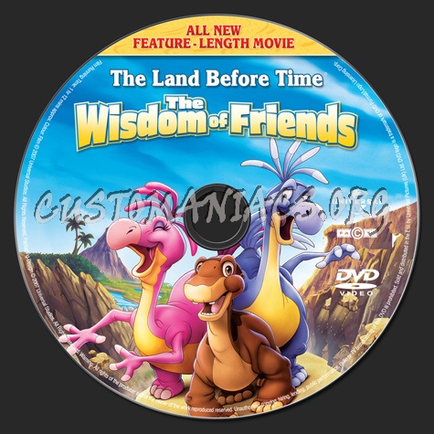 The Land Before Time 13 The Wisdom of Friends dvd label