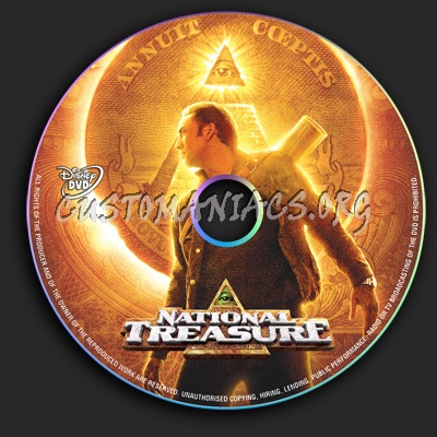 National Treasure dvd label
