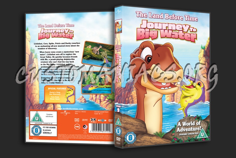 The Land Before Time  09 Journey to Big Water dvd cover