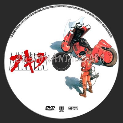 Akira dvd label