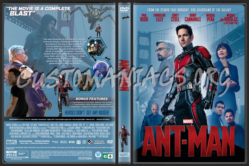 Ant-Man dvd cover