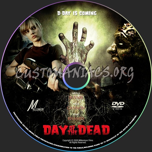 Day of the Dead dvd label