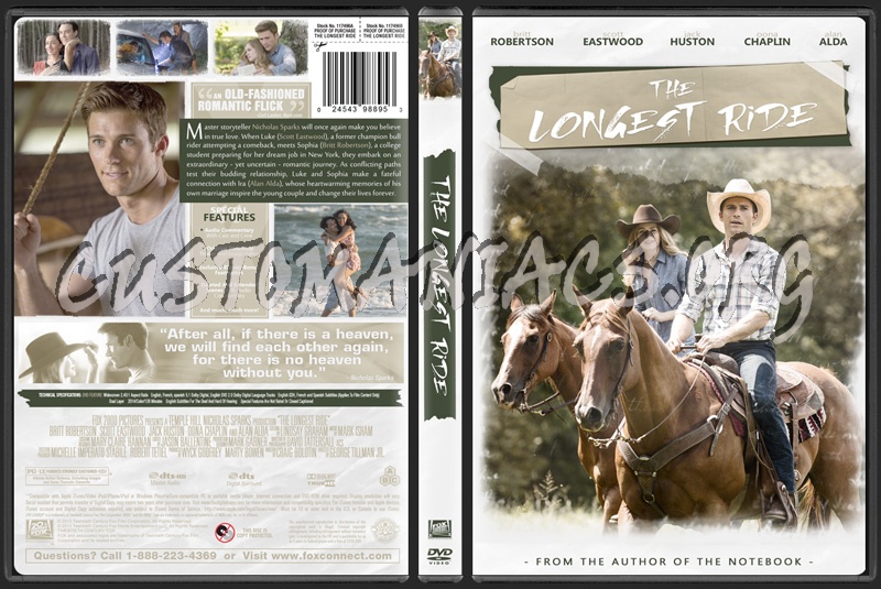 The Longest Ride dvd cover