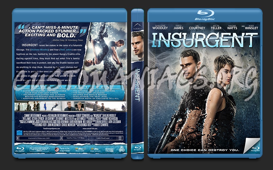 Insurgent blu-ray cover