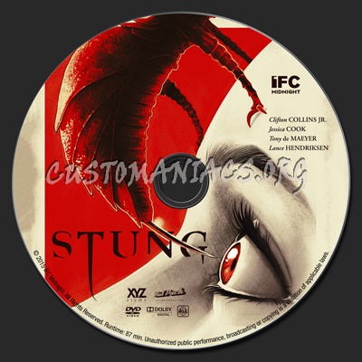 Stung dvd label