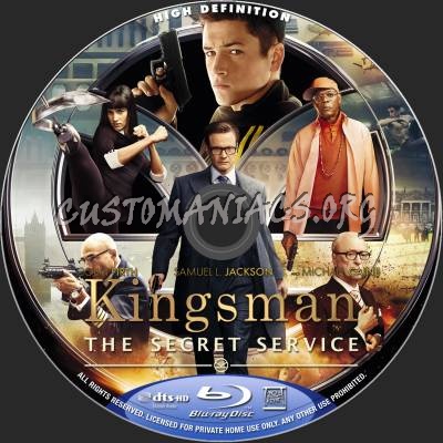 Kingsman: The Secret Service blu-ray label