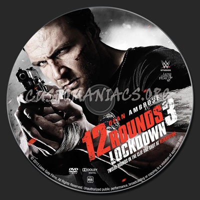 12 Rounds 3: Lockdown dvd label