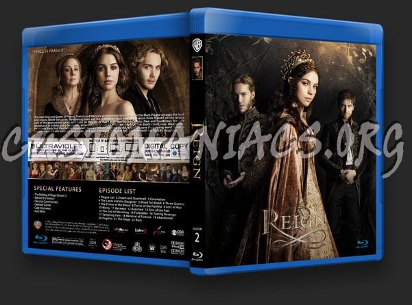 Reign Season 2 blu-ray cover