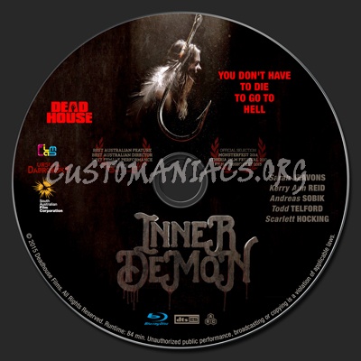 Inner Demon blu-ray label