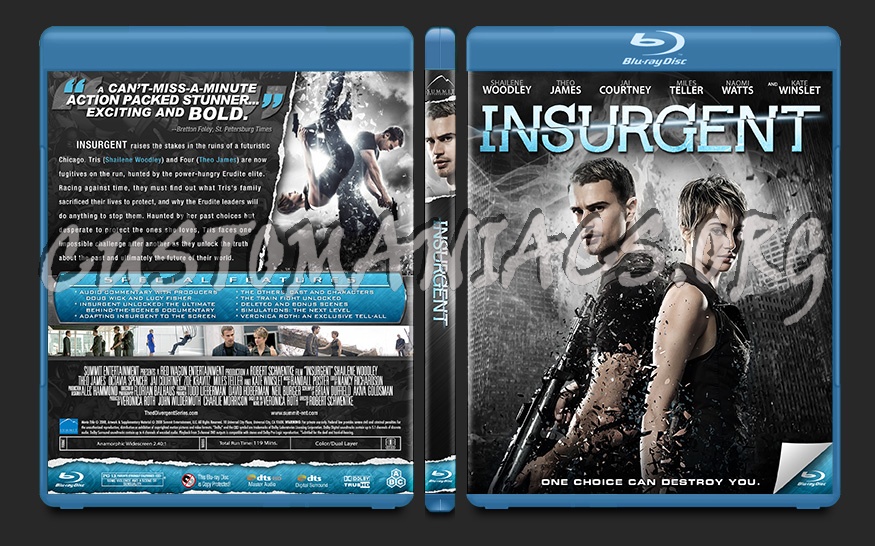 Insurgent blu-ray cover