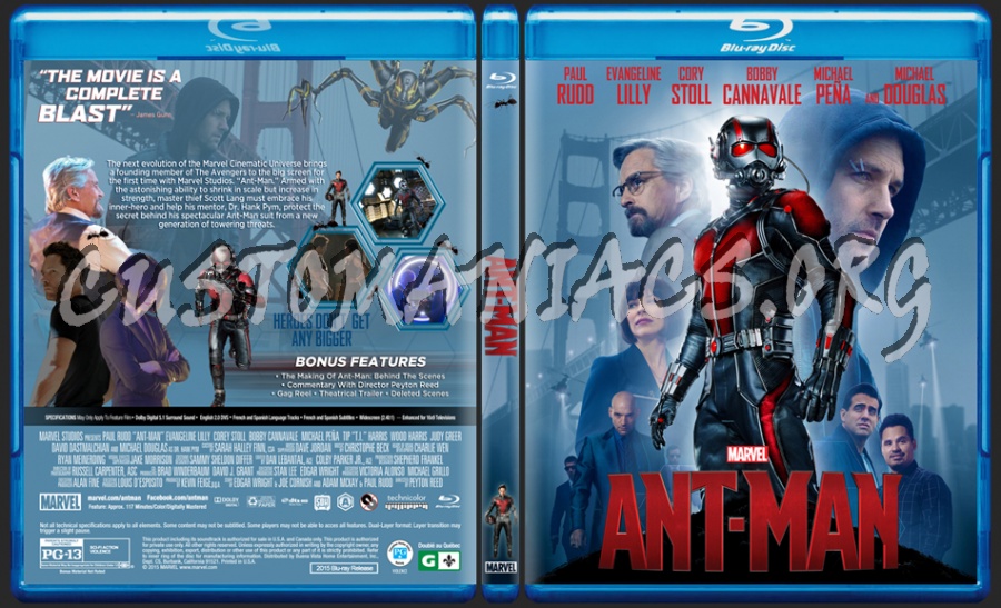 Ant-Man dvd cover