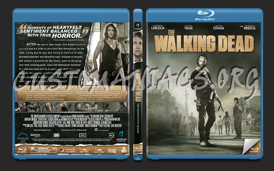 The Walking Dead Season Five blu-ray cover