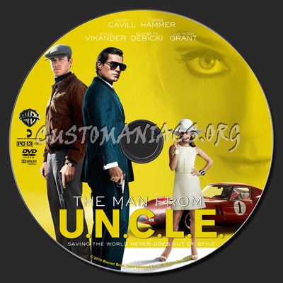 The Man From Uncle (U.N.C.L.E.) dvd label