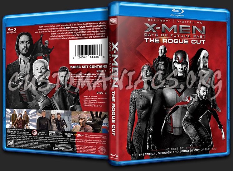 X-Men : Days of Future Past (Rogue Cut) blu-ray cover