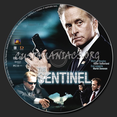 The Sentinel dvd label