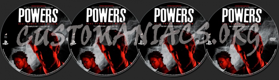 Powers Season 1 dvd label