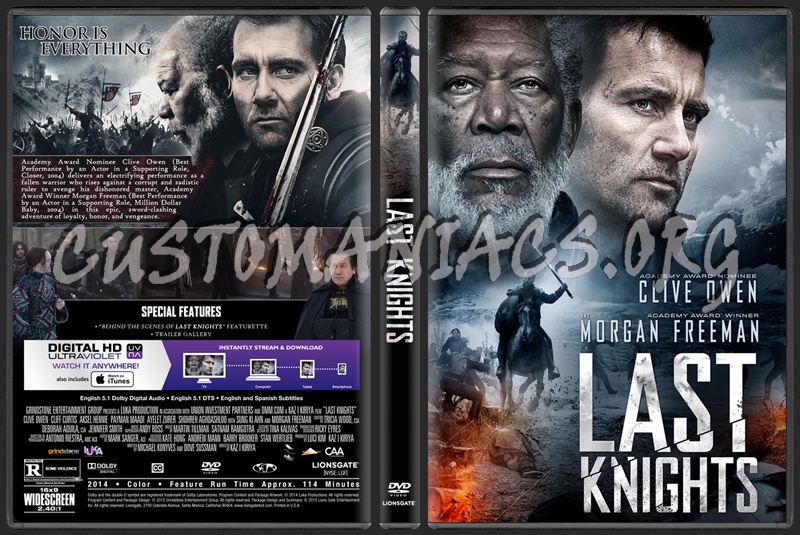 Last Knights dvd cover