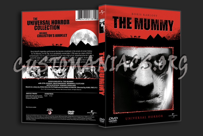 The Mummy (1932) dvd cover