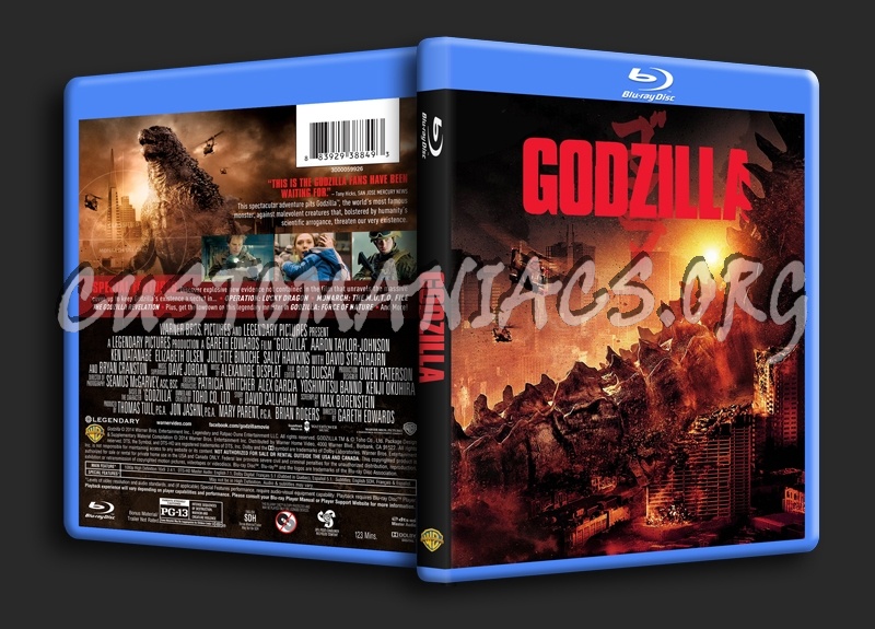 Godzilla blu-ray cover