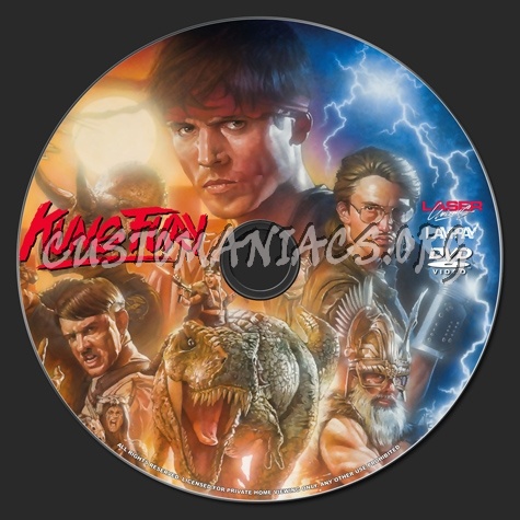 Kung Fury dvd label