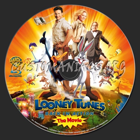 Looney Tunes Back in Action blu-ray label