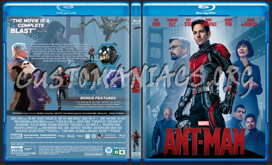 Ant-Man dvd cover