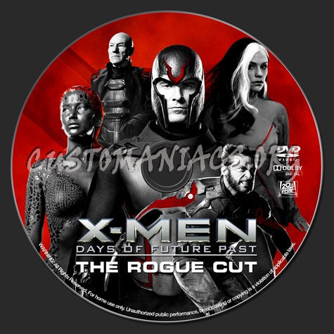 X-Men: Days of Future Past (The Rogue Cut) dvd label