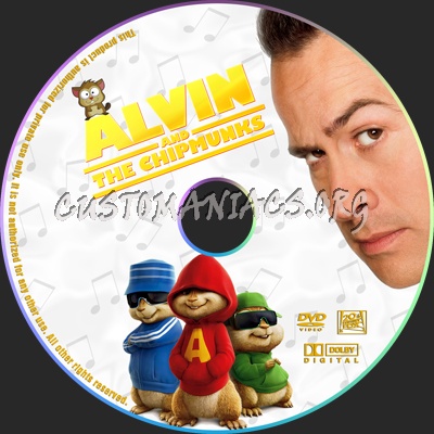 Alvin and the Chipmunks dvd label