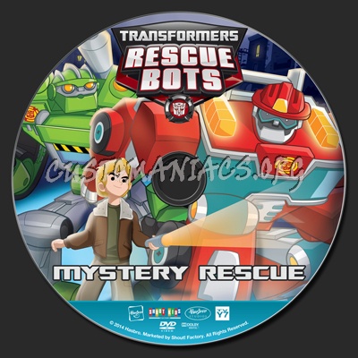 Transformers Rescue Bots Mystery Rescue dvd label