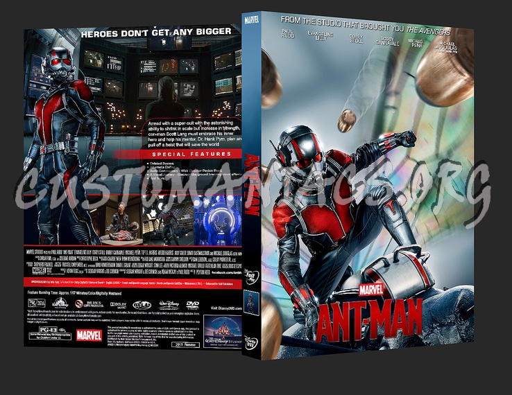 Ant-Man dvd cover