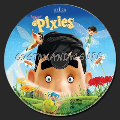 Pixies dvd label
