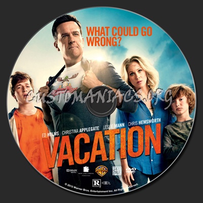 Vacation dvd label