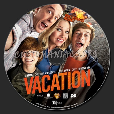 Vacation dvd label