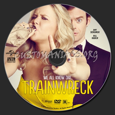 Trainwreck dvd label