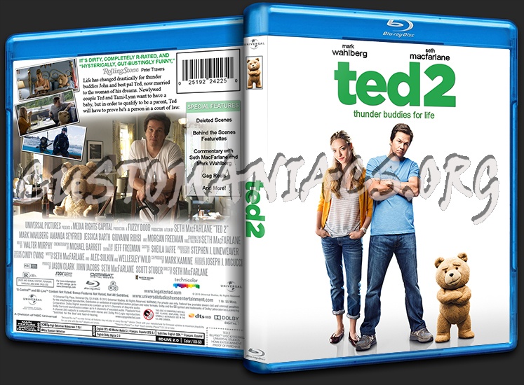 Ted 2 blu-ray cover