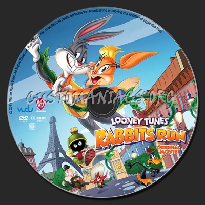 Looney Tunes: Rabbits Run dvd label