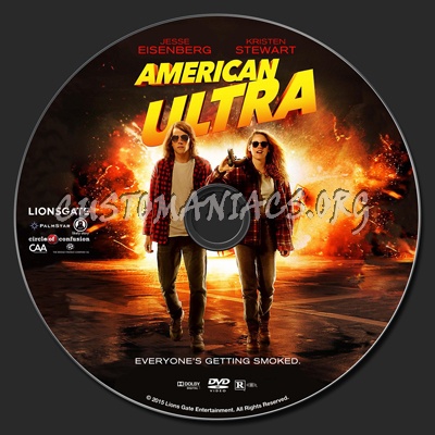 American Ultra dvd label