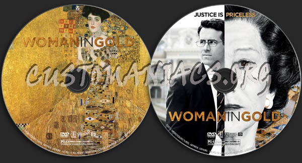Woman in Gold dvd label