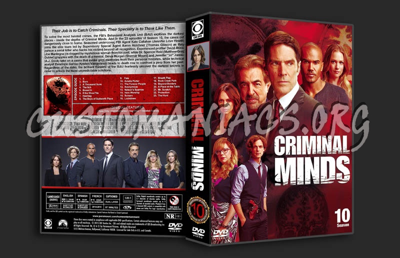 Criminal Minds - Season 10 dvd cover