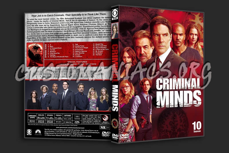 Criminal Minds - Season 10 dvd cover