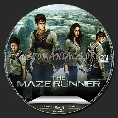 The Maze Runner blu-ray label