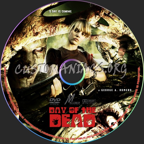 Day of the Dead dvd label