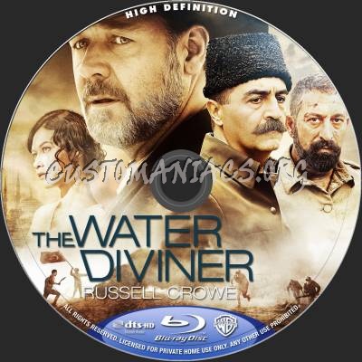 The Water Diviner blu-ray label