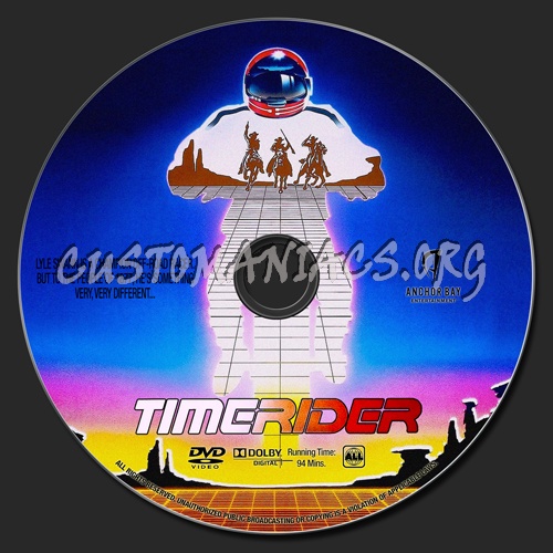 Timerider dvd label